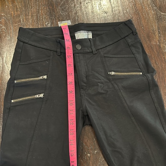 Athleta Women’s Ponte Moto Charcoal Gray leggings - Picture 5 of 5